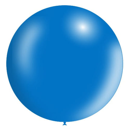 Ballon géant bleu XL Metallic 91cm