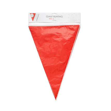 Guirlandes XL rouge/blanc 10m