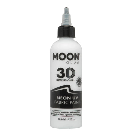 Peinture pour tissu Moon Glow Neon UV 125ml Blanc 125ml