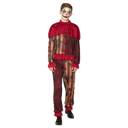 Halloween Costume de Clown Rouge Adolescent 14/16 ans