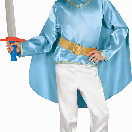 Costume de prince enfant bleu