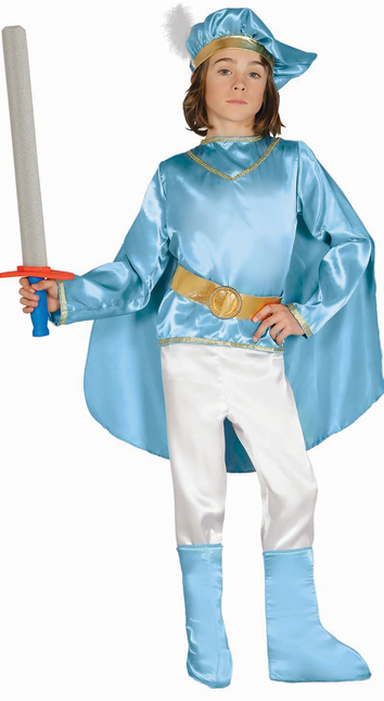 Costume de prince enfant bleu