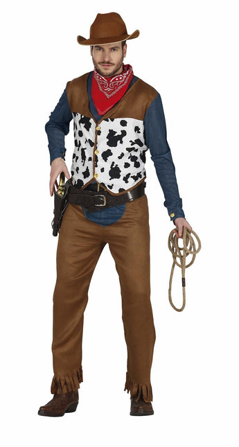 Costume de cow-boy homme marron