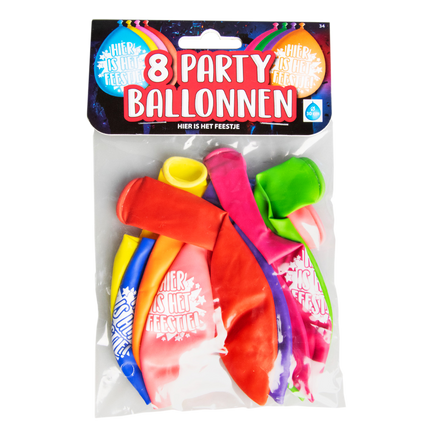 Ballons Here's the Party 30cm 8pcs