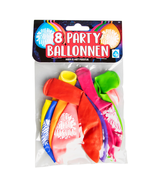 Ballons Here's the Party 30cm 8pcs