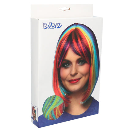 Perruque colorée Bob