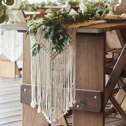 Chemin de table Macrame 2m