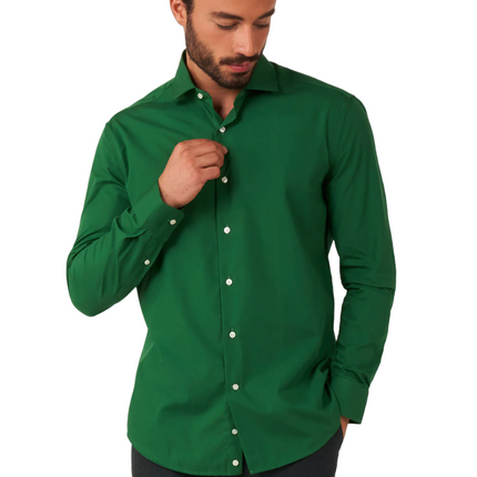 Chemise vert foncé Hommes OppoSuits