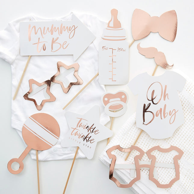 Accessoires Photobooth Baby 10pcs