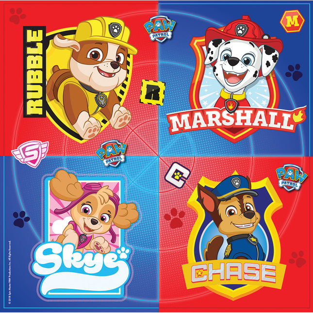 Serviettes de table Paw Patrol 33cm 16pcs