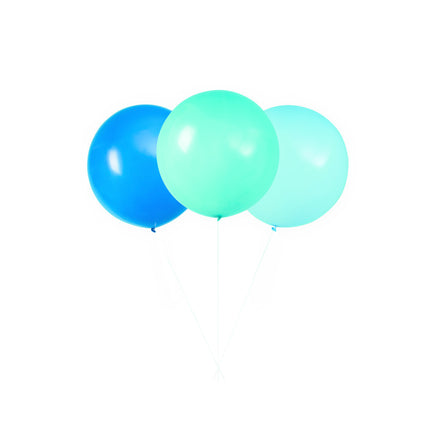 Ballons bleus 61cm 3pcs