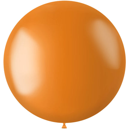 Ballon Orange Métallique Marigold Orange 78cm