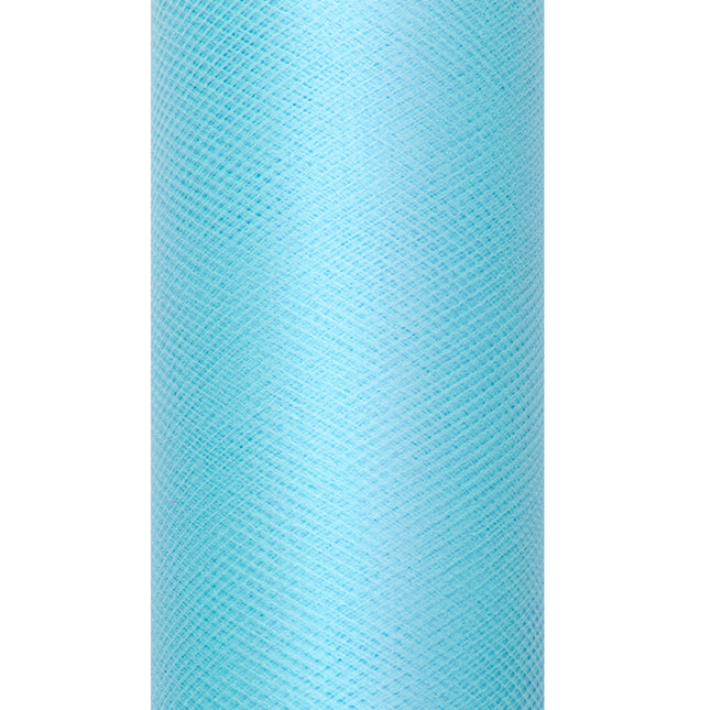 Rouleau de tulle turquoise 15cm 9m