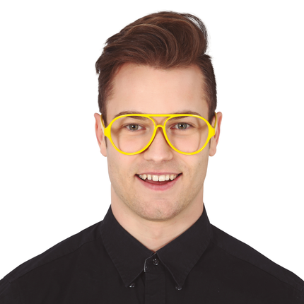 Lunettes jaunes sans lunettes