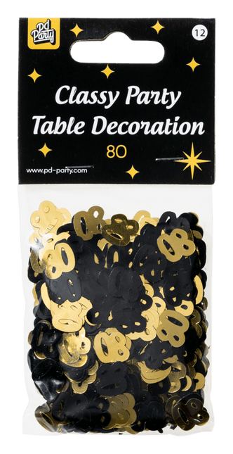 Confetti de table 80 ans 20gr