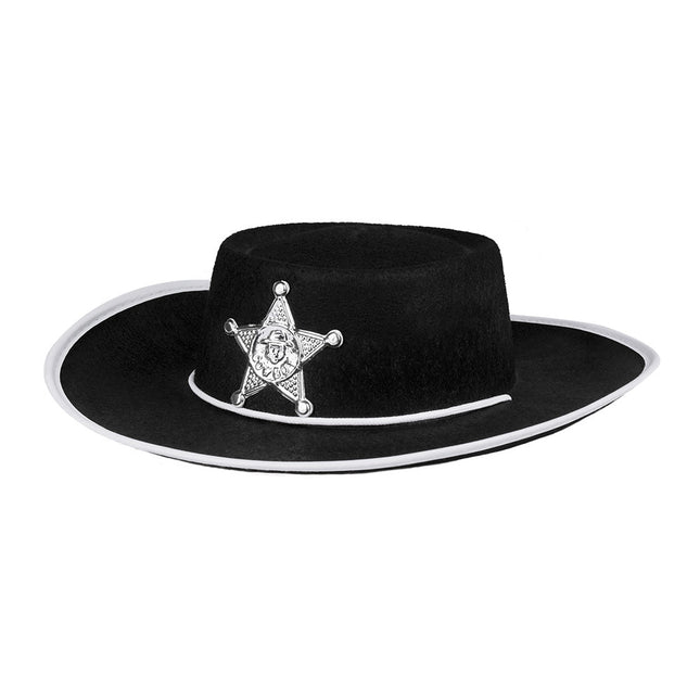 Chapeau de cow-boy noir enfant