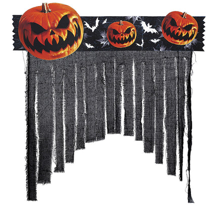 Rideau de porte Halloween Citrouilles