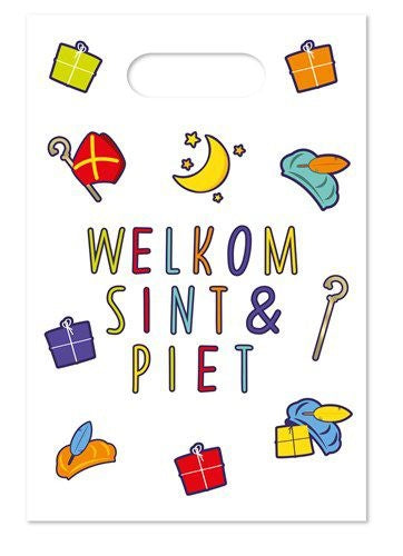 Sacs de fête Welcome Sint & Pieten 6pcs