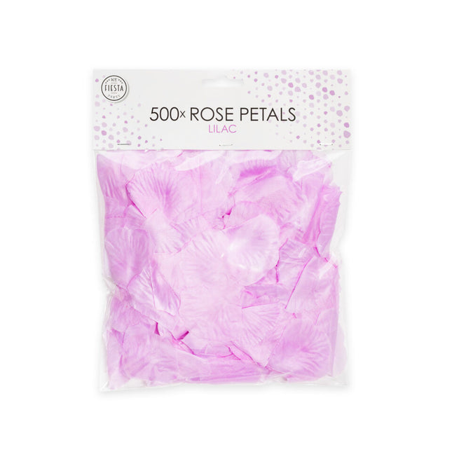 Pétales de rose lilas 500pcs