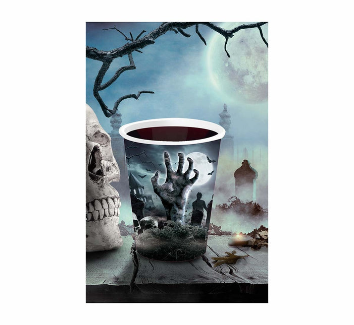 Tasses de cimetière d'Halloween 355ml 6pcs