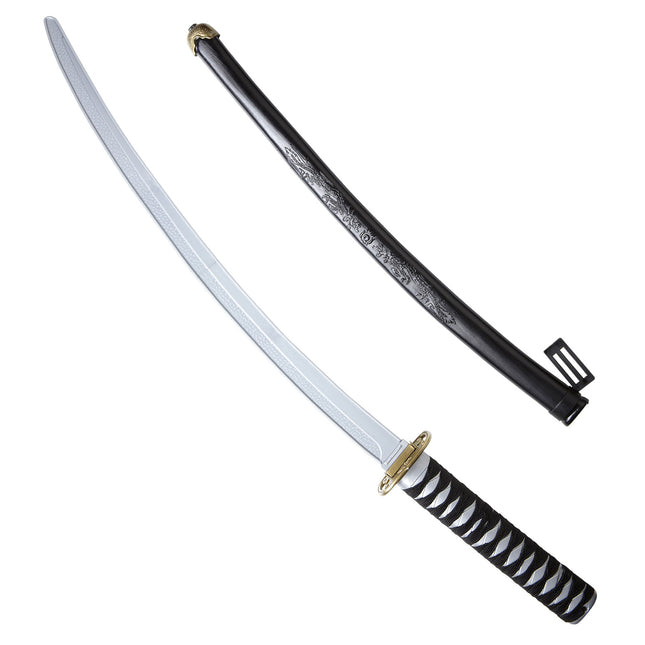 Faux sabre en argent noir