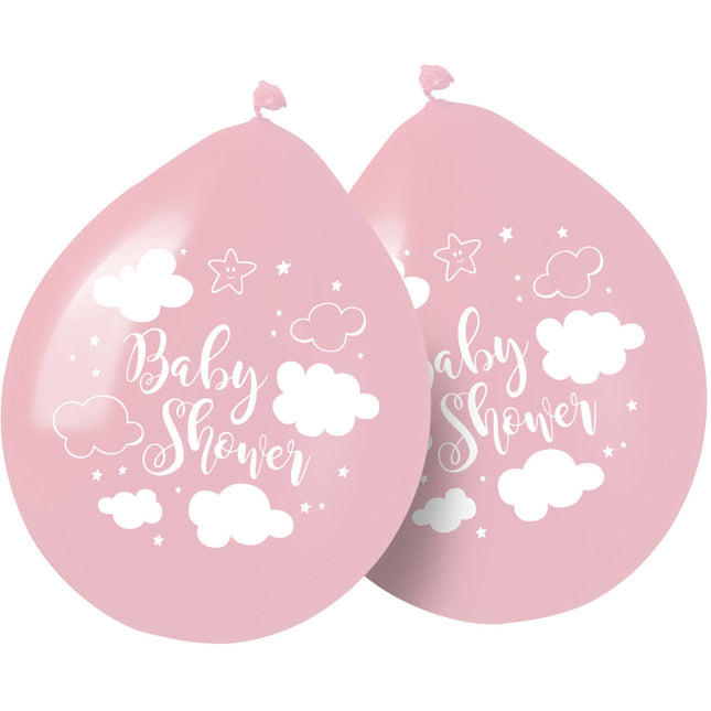 Baby Shower Girl Balloons 30cm 8pcs