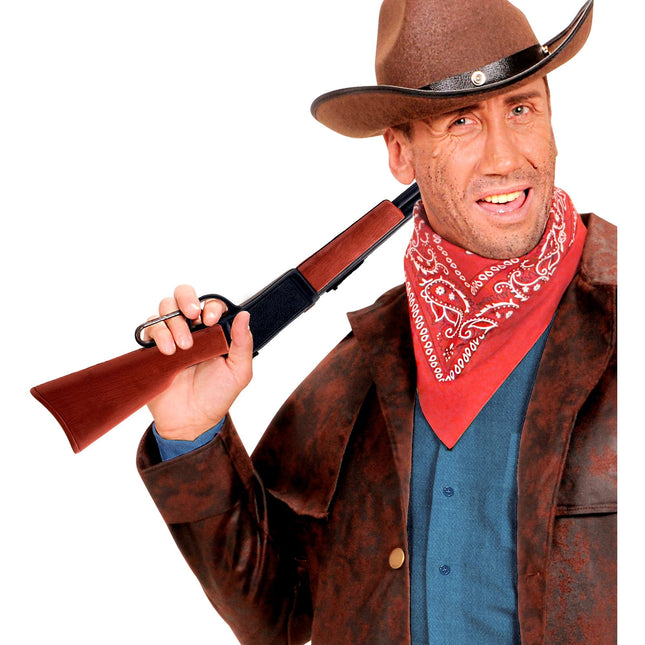 Faux pistolet de cow-boy 63cm