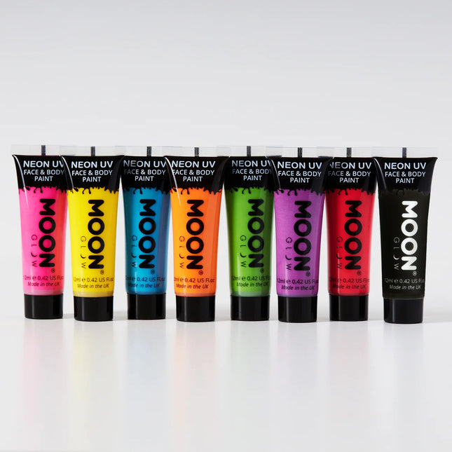 Moon Glow Pastel Neon UV Face Paint Black 12ml