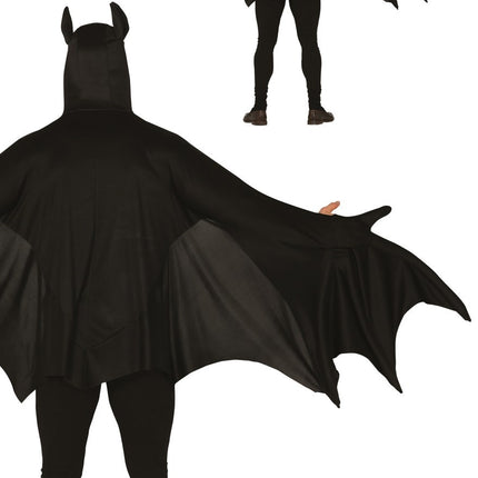 Costume d'Halloween chauve-souris avec ailes L