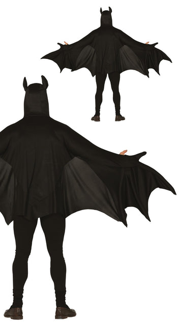 Costume d'Halloween chauve-souris avec ailes L