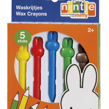 Miffy crayons de cire 5pcs