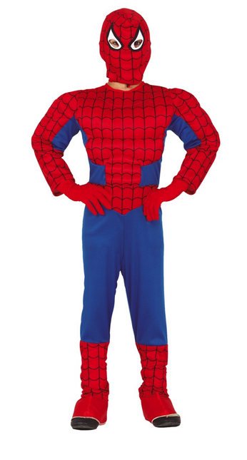 Costume d'araignée de super-héros enfant musclé