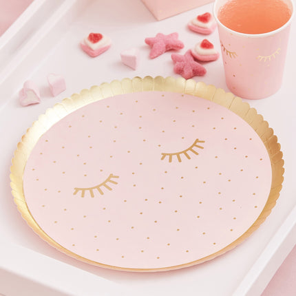 Signes roses Cils 21.5cm 8pcs