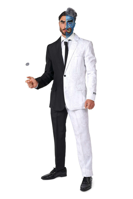 Costume deux faces noir et blanc Hommes Suitmeister