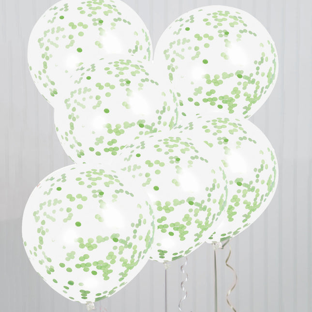 Confertti Ballons Vert Citron Vert 40cm 6pcs