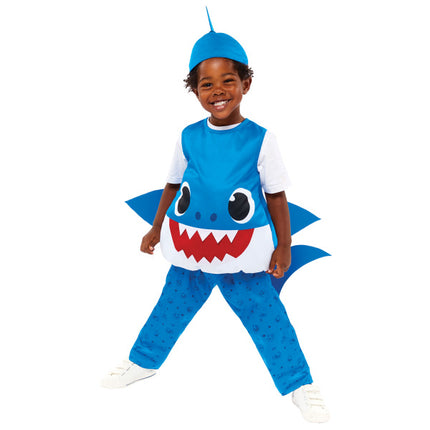 Costume enfant bébé requin bleu papa