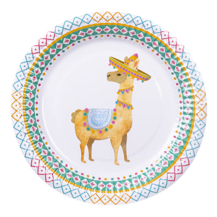 Assiettes Llama Décoration 23cm 6pcs