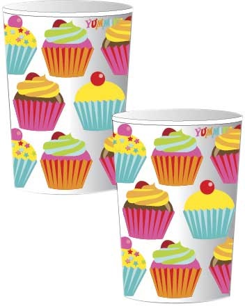 Coupes à gâteau d'anniversaire 250ml 8pcs