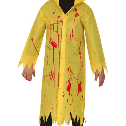 Costume d'Halloween Imperméable Enfant Bloody