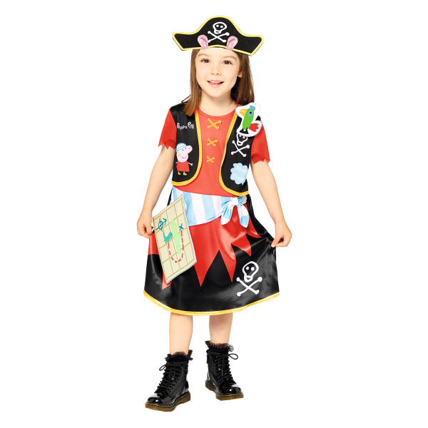 Costume enfant Peppa Pig Robe Pirate