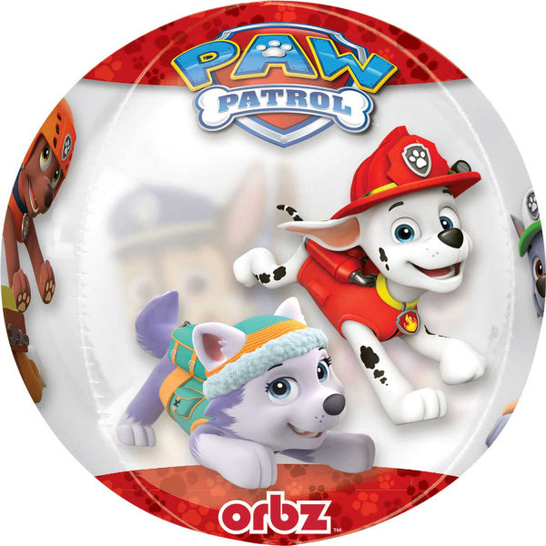 Paw Patrol Ballon de baudruche à l'hélium 40cm vide