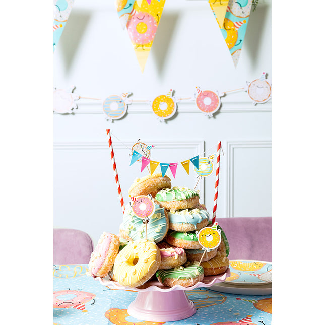 Donut Cake topper 5 piece