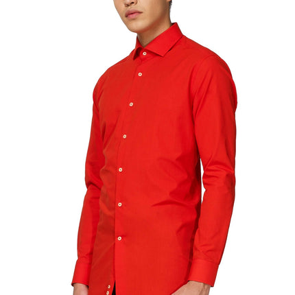 Chemise rouge Hommes OppoSuits