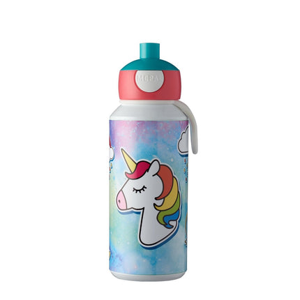 Bouteille à boire Pop-Up Campus 400ml Licorne