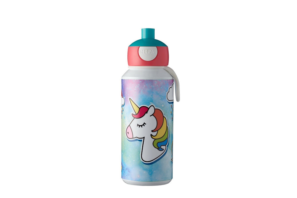 Bouteille à boire Pop-Up Campus 400ml Licorne