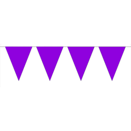 Ligne de drapeau violette 10m