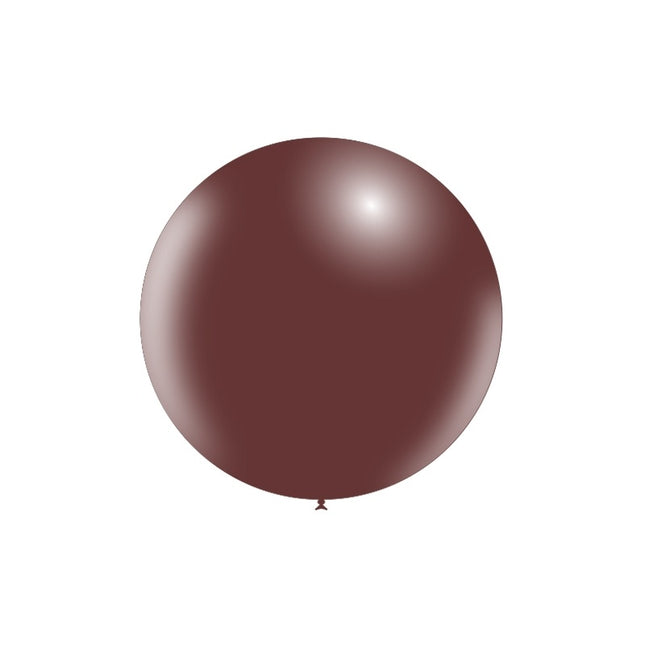 Ballon géant marron foncé XL 91cm