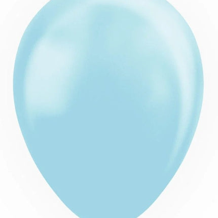 Ballons de baudruche bleu clair Pastel Macaron 30cm 100pcs