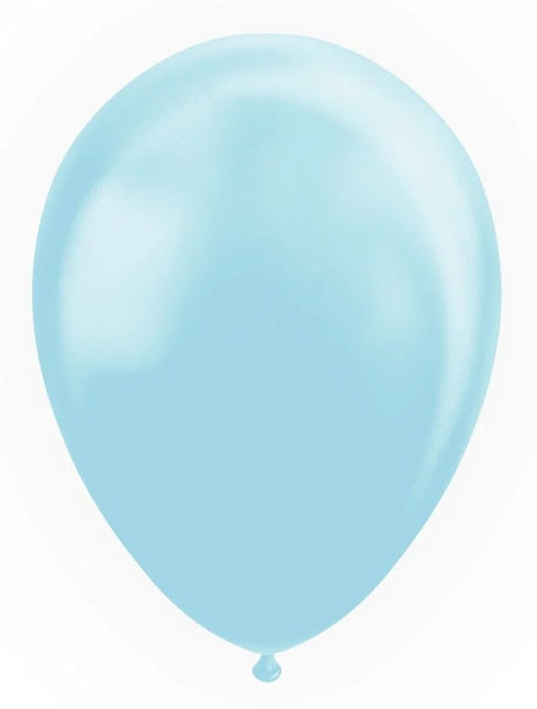 Ballons de baudruche bleu clair Pastel Macaron 30cm 100pcs