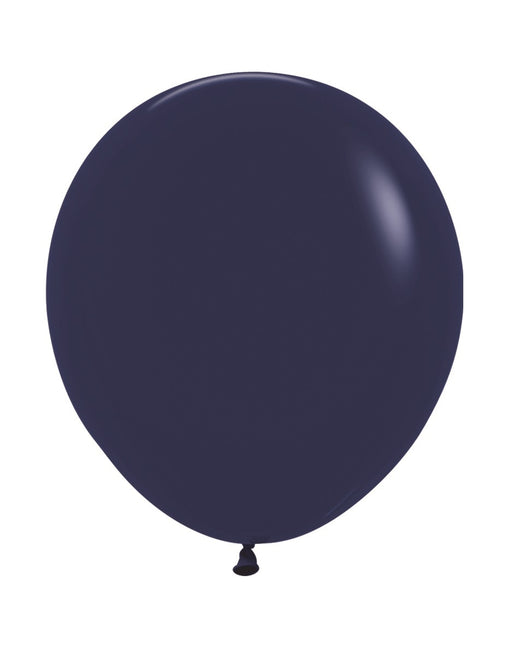 Ballons de baudruche bleu marine 45cm 25pcs